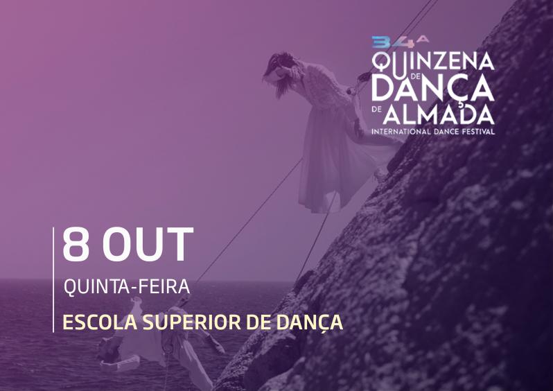 bailarinos a descer uma encosta
