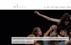 site institucional da Escola Superior de Dança